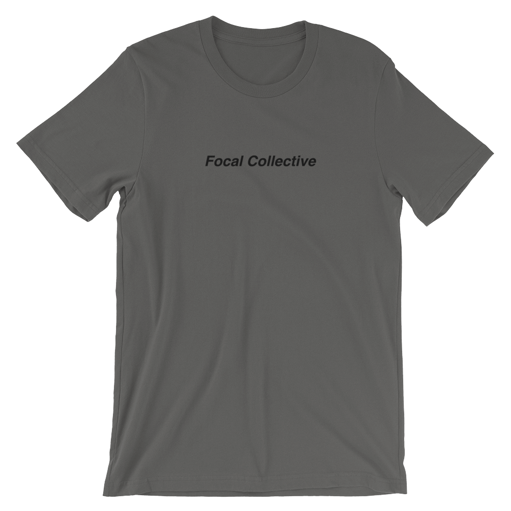 Focal Dark Text T-Shirt