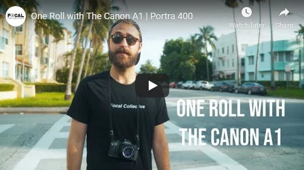 One Roll with The Canon A1 | Portra 400 | Miami Beach