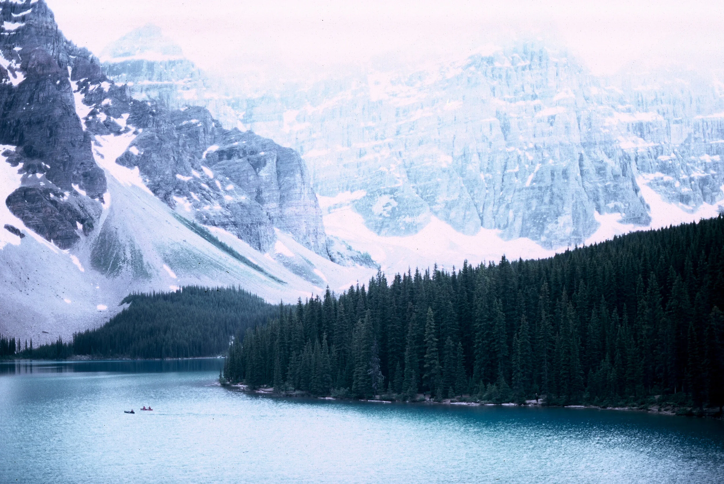 Explained - Failed Provia 100f with the Canon A1 - Banff, Alberta