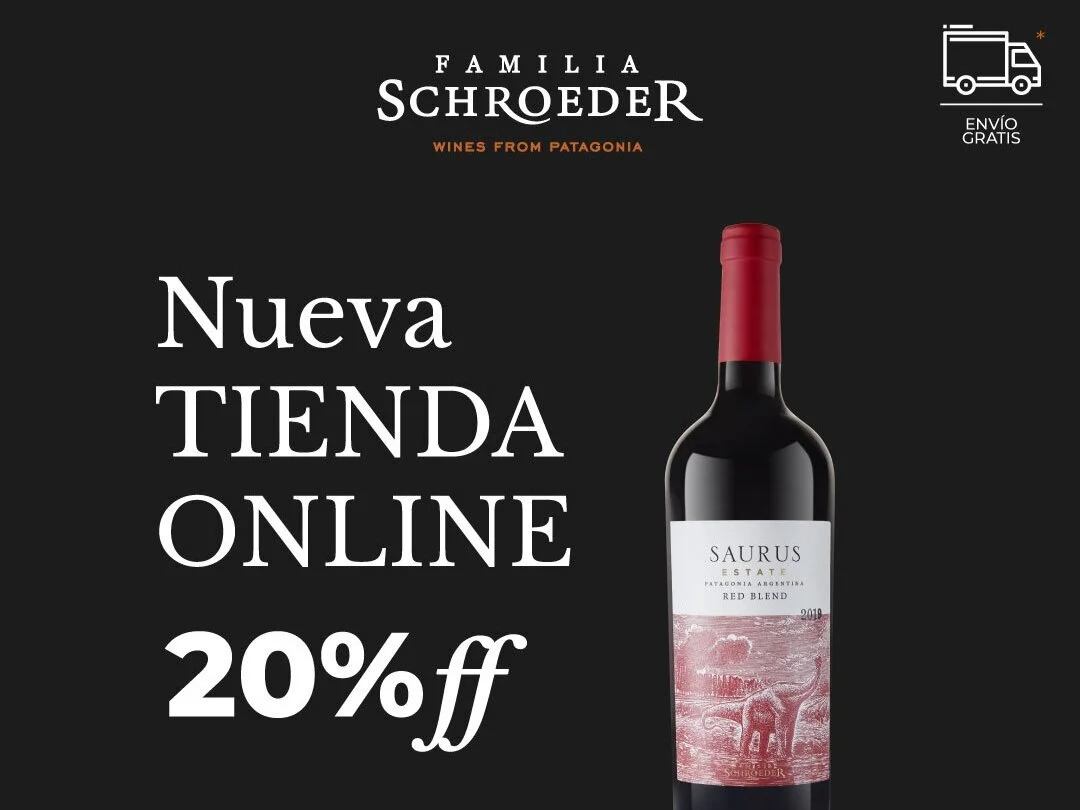 Los vinos patagónicos de Familia Schroeder llegan a tu puerta