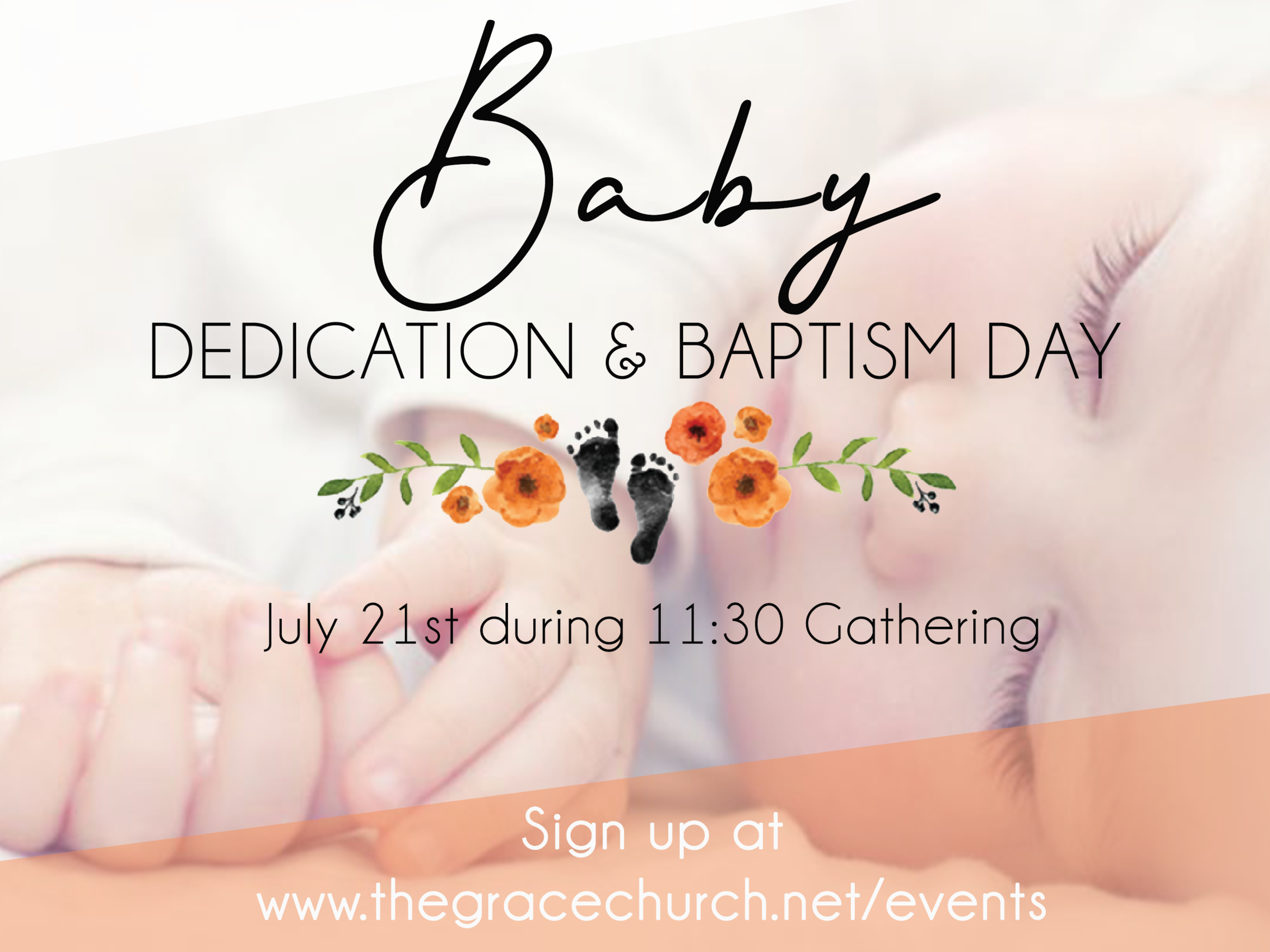 BABY DEDICATION &amp; BAPTISM