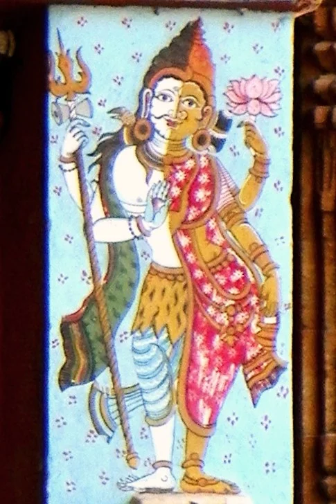 Ardhanareeshwara from Lingaraj Temple, Bhubhaneshwar. Source: Flickr