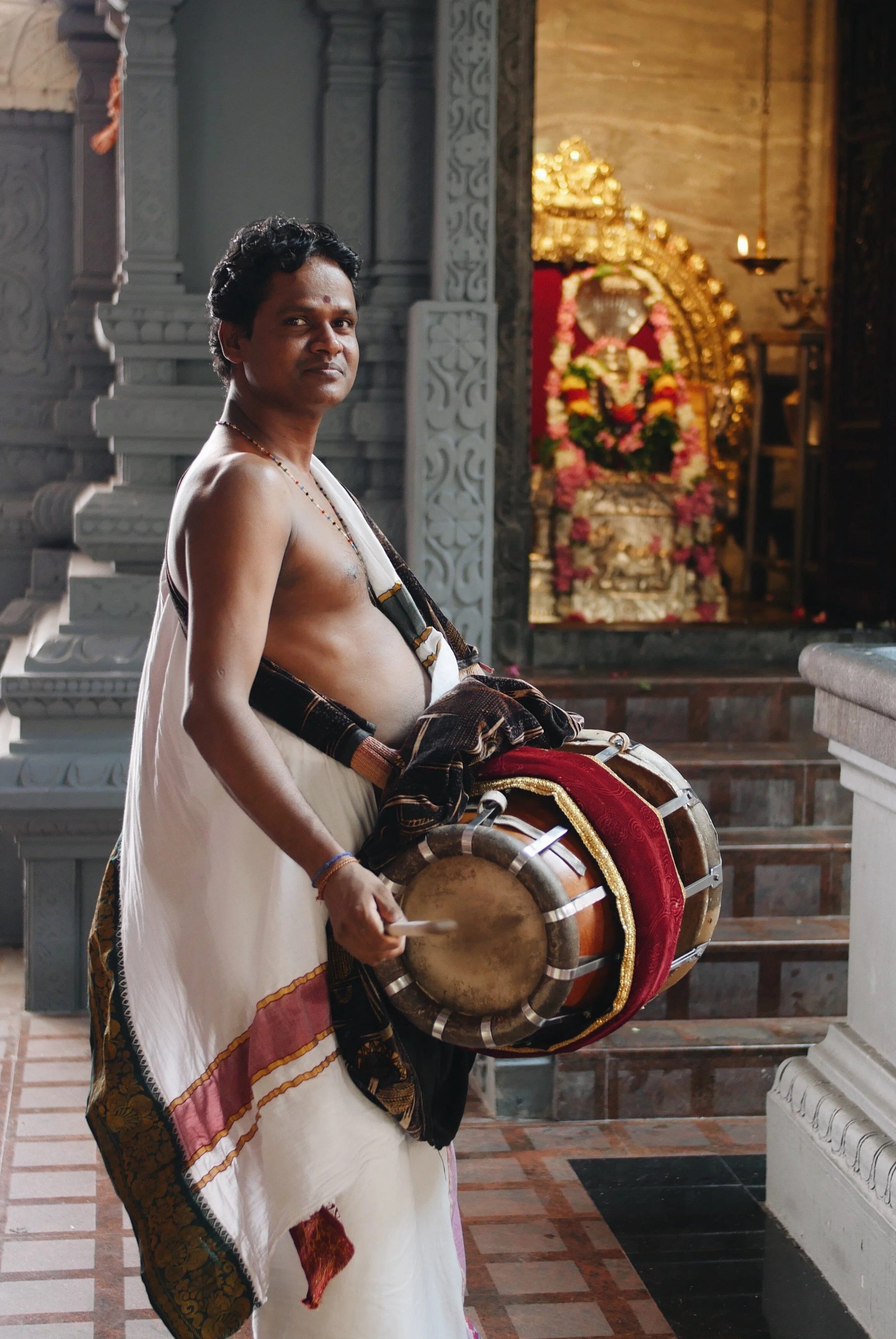 A Shakta Archaka at a Goddess Temple
