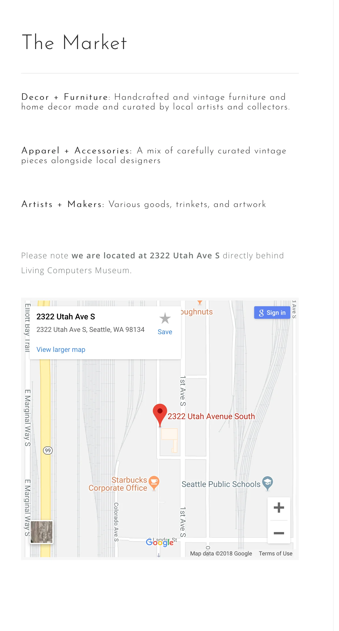 Mark your calendar September 8th SODO flea market