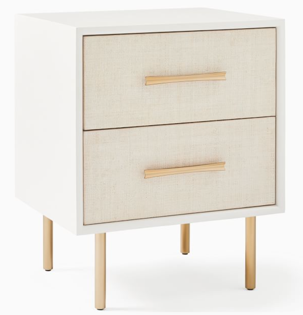 Boho Modern - Margot Raffia Nightstand 