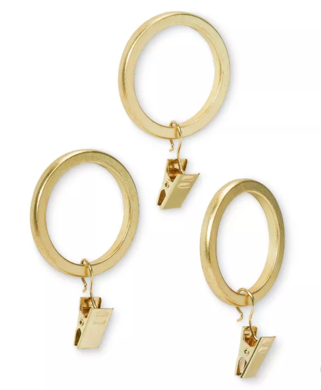 Boho Modern - Curtain Clip Rings Gold