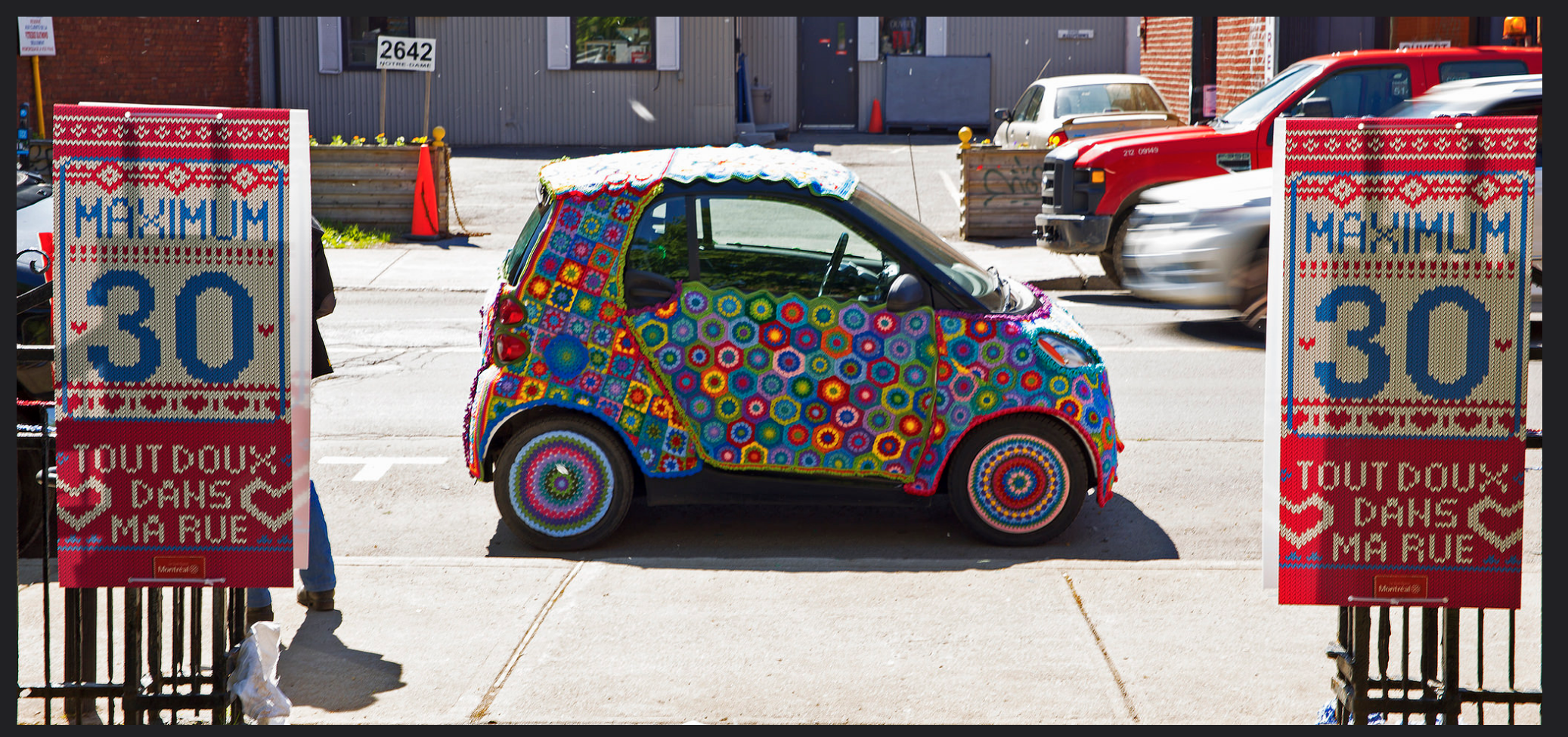 Tout Doux Car2Go and knitted cover