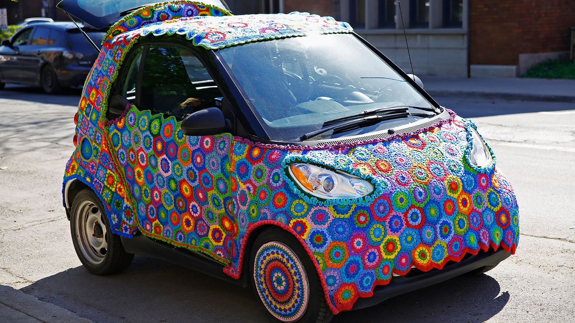 Tout Doux Car2Go knitted cover