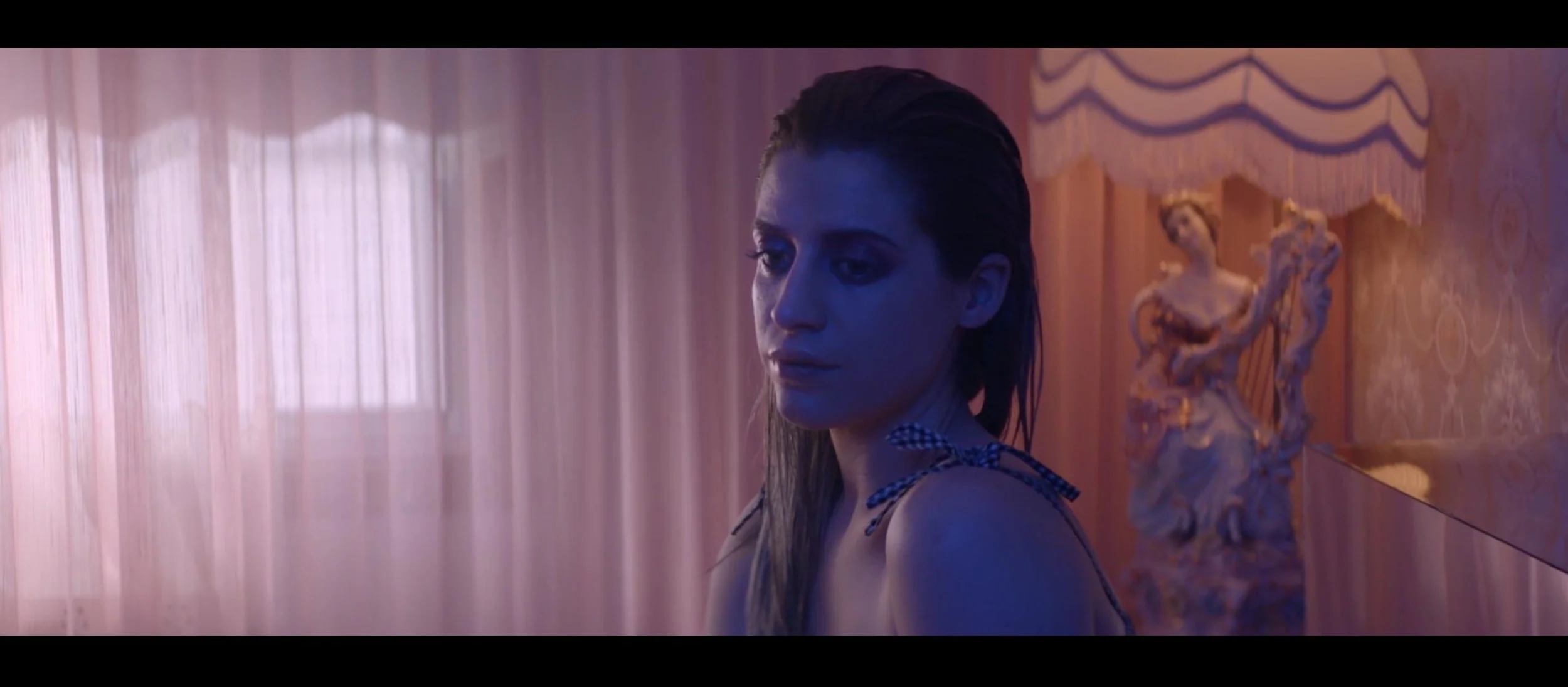 Hoodies at Night &amp; KROY - 4 Weeks - Classic Vintage decoration blue and red background