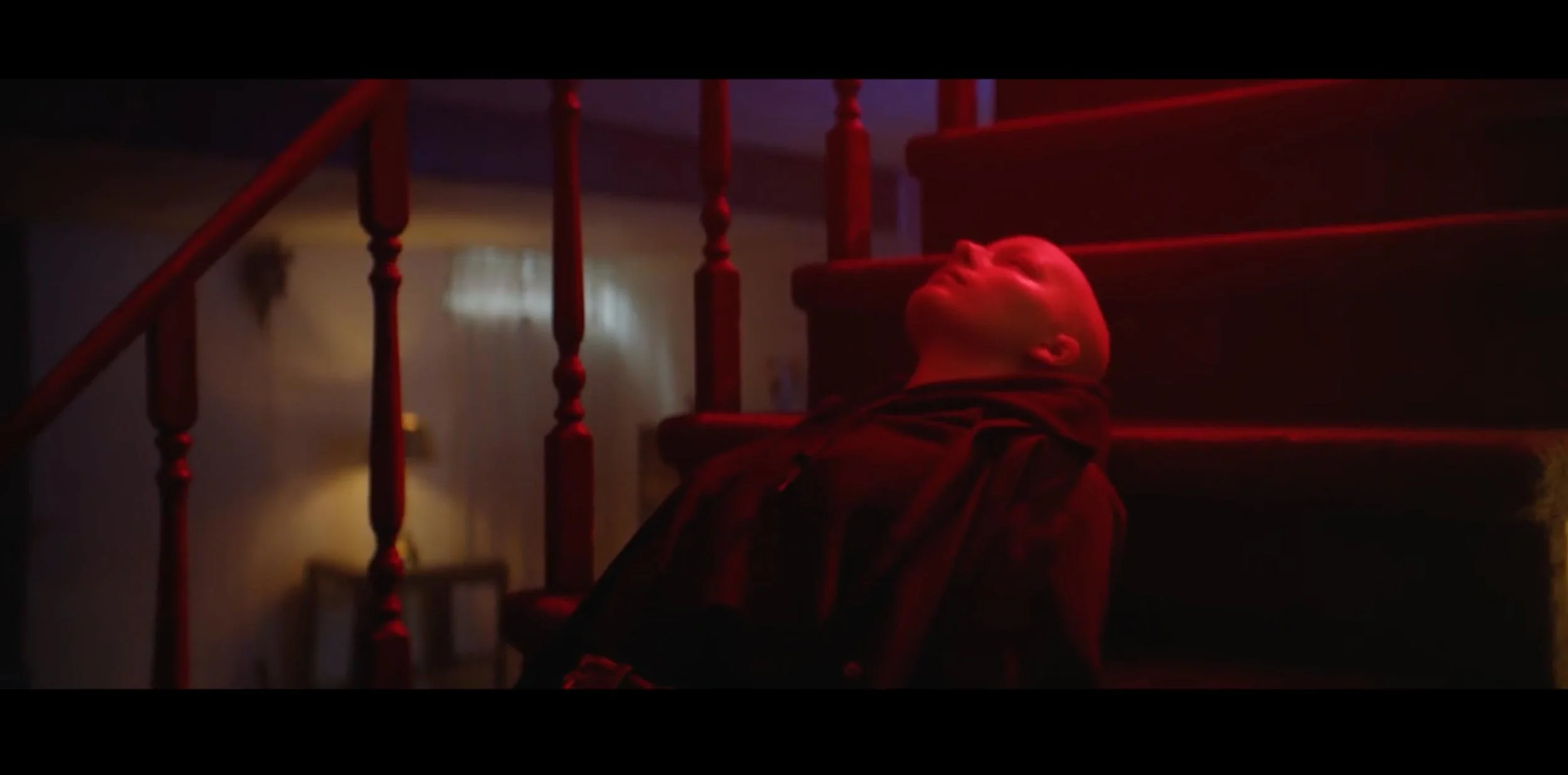 Hoodies at Night &amp; KROY - 4 Weeks - Vintage Blue and Red background decoration