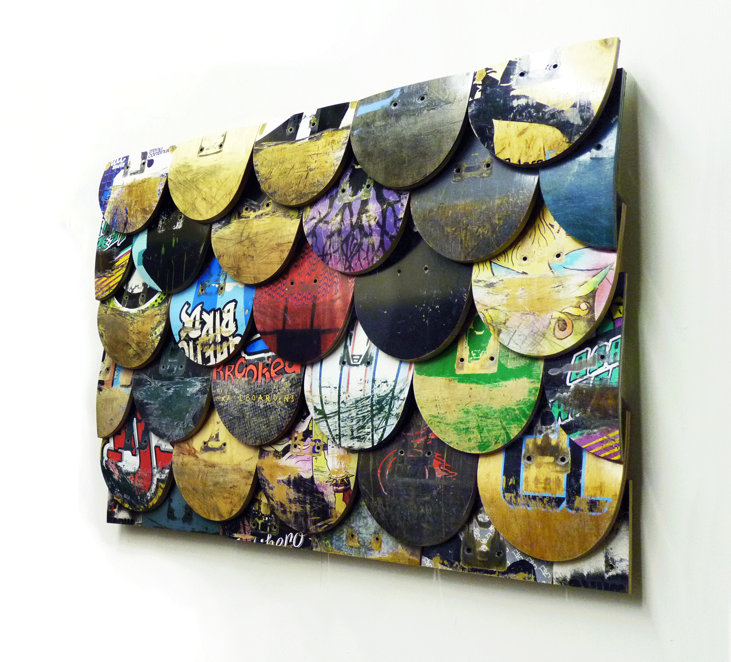 35" x 24" Skater Shake Wall Panel