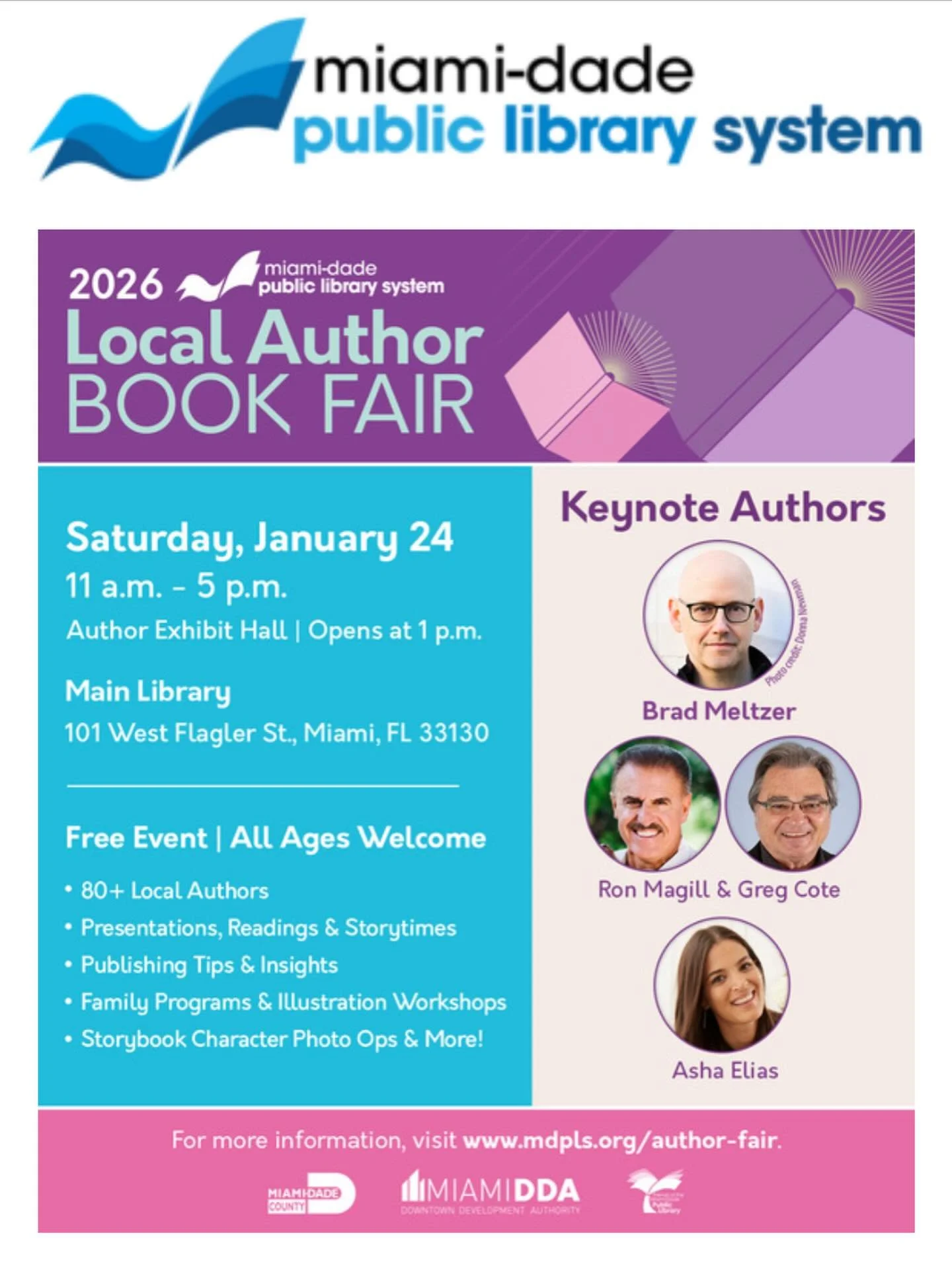 Meet &amp; Greet GLAMMY at The MDLS Local Author Book Fair on Saturday January 24th 11-5 ! #teatime #miamitea #childrensbooks #glammy