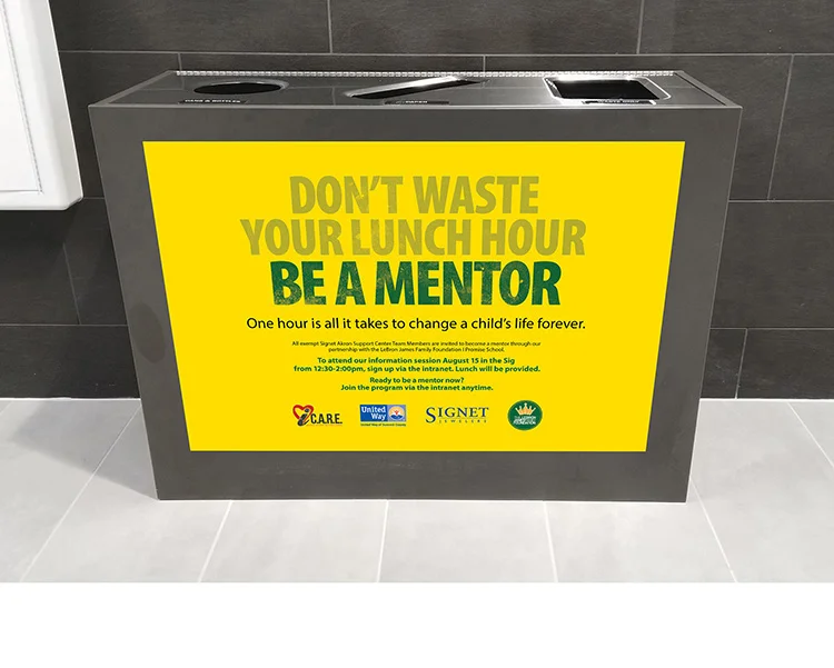 Waste Receptacle Sign