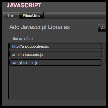 Add Javascript Libraries to FileMaker