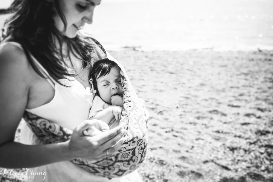 Lifestyle baby session at Whytecliff Park | West Vancouver Family & Baby Photographer