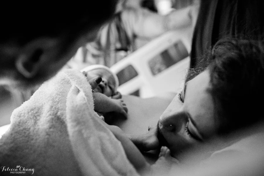 Vancouver Birth Photographer | Hospital Session with Baby Marli