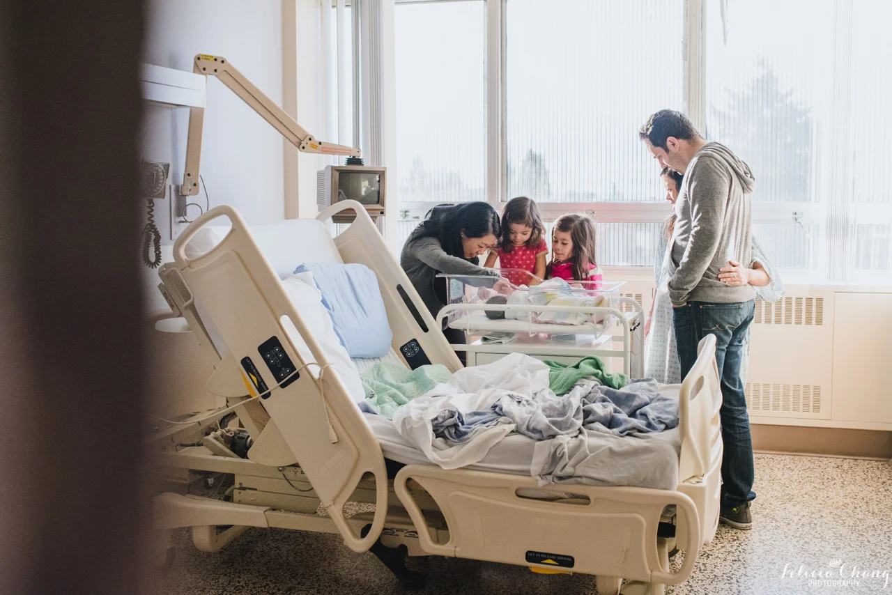 Vancouver Newborn Photographer | Hospital session Baby Jackson