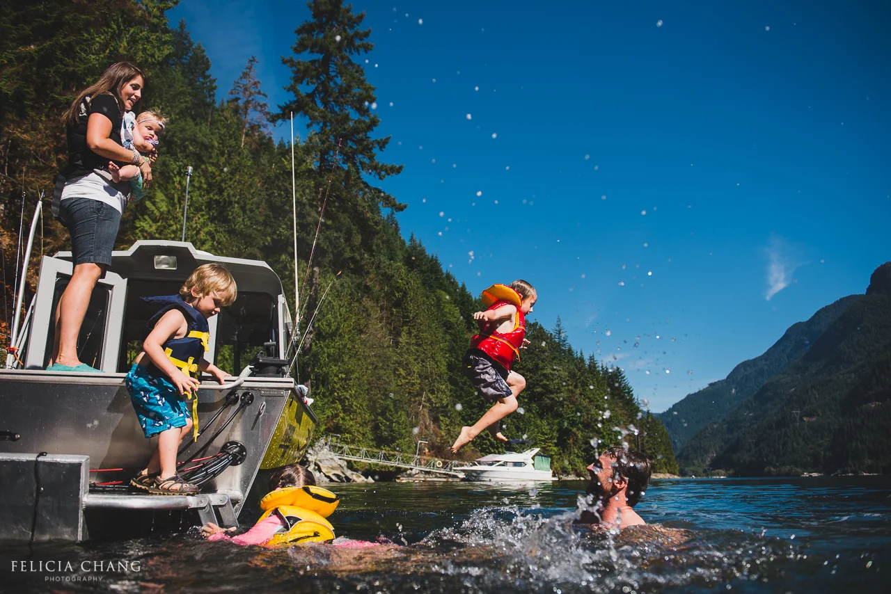 Vancouver Family Photographer | Home on Indian Arm, The Patchell Family
