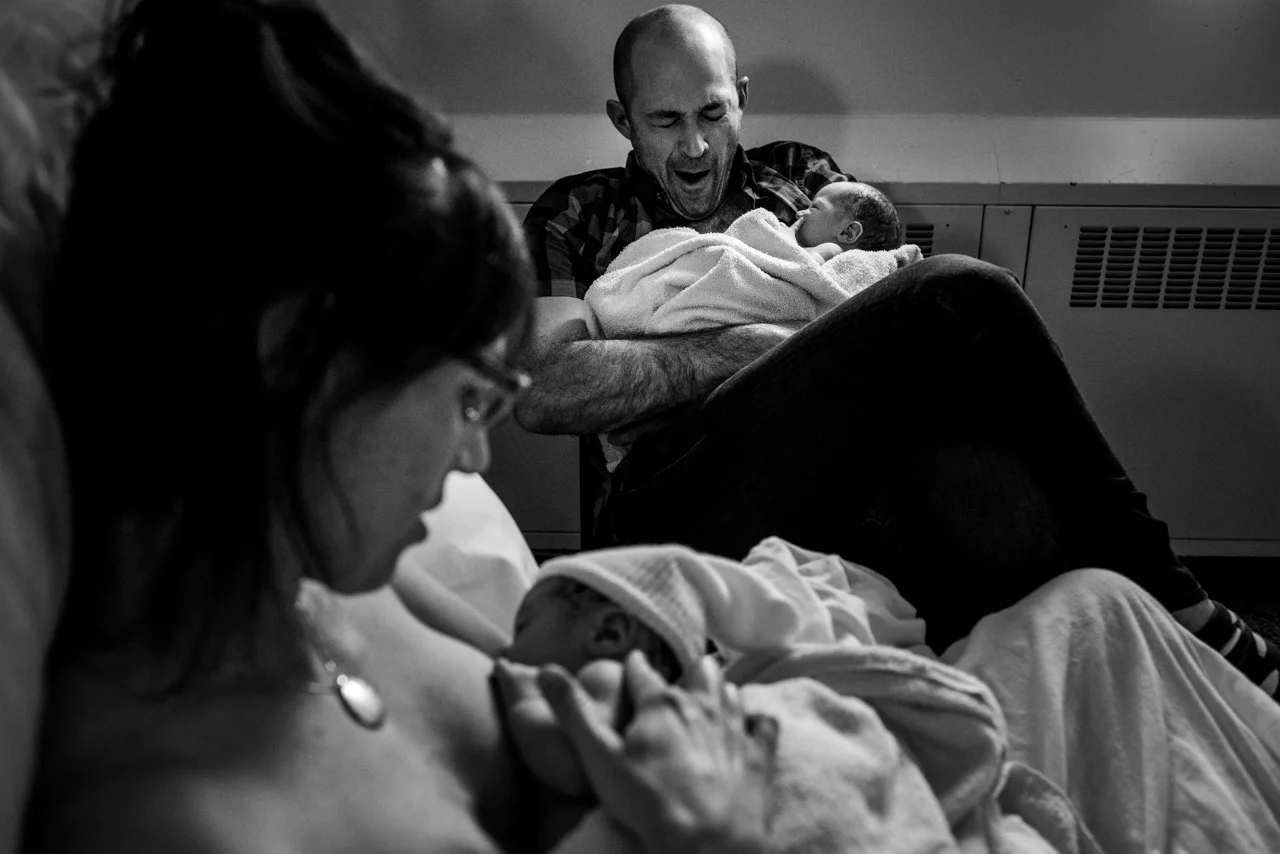 Holy Shit, We Are Having Twins | Vancouver Birth Photographer