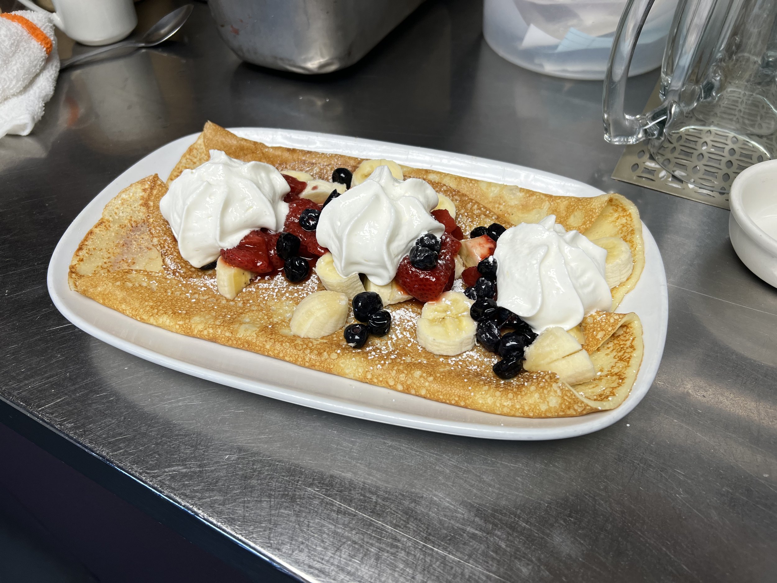 Crepes with Berries &amp; Banana