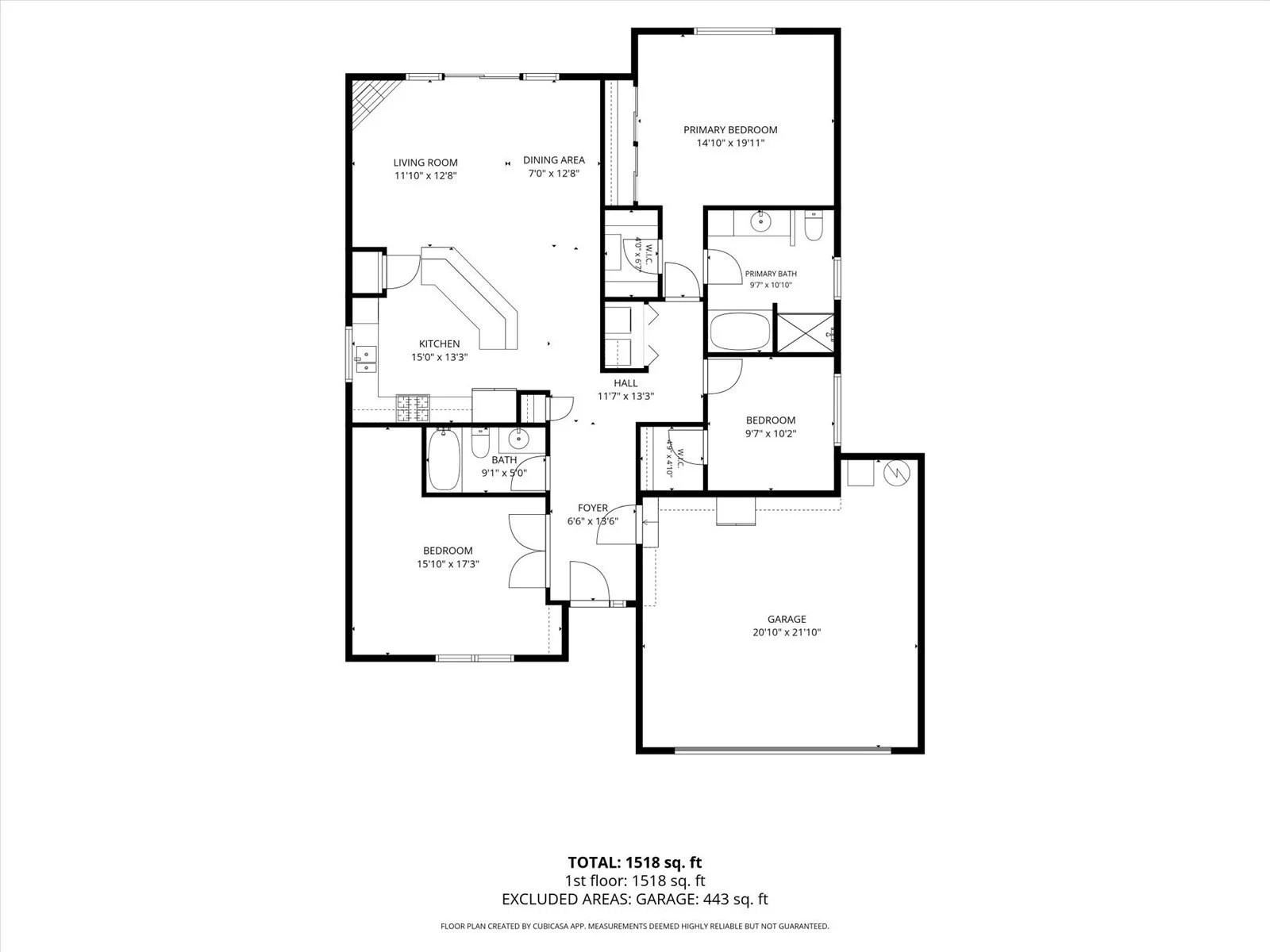 Great floorplan on this single story home.