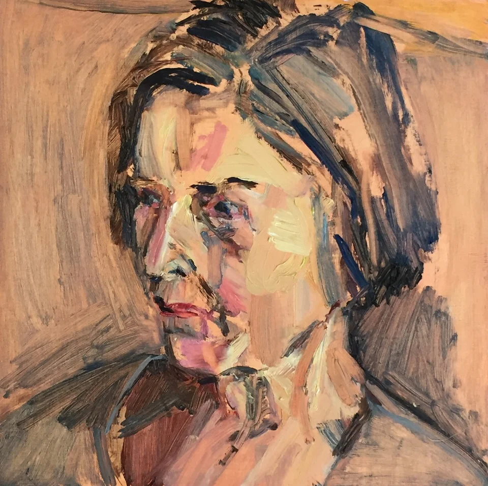 Sue, 2018, oil on board, 30 x 30cm