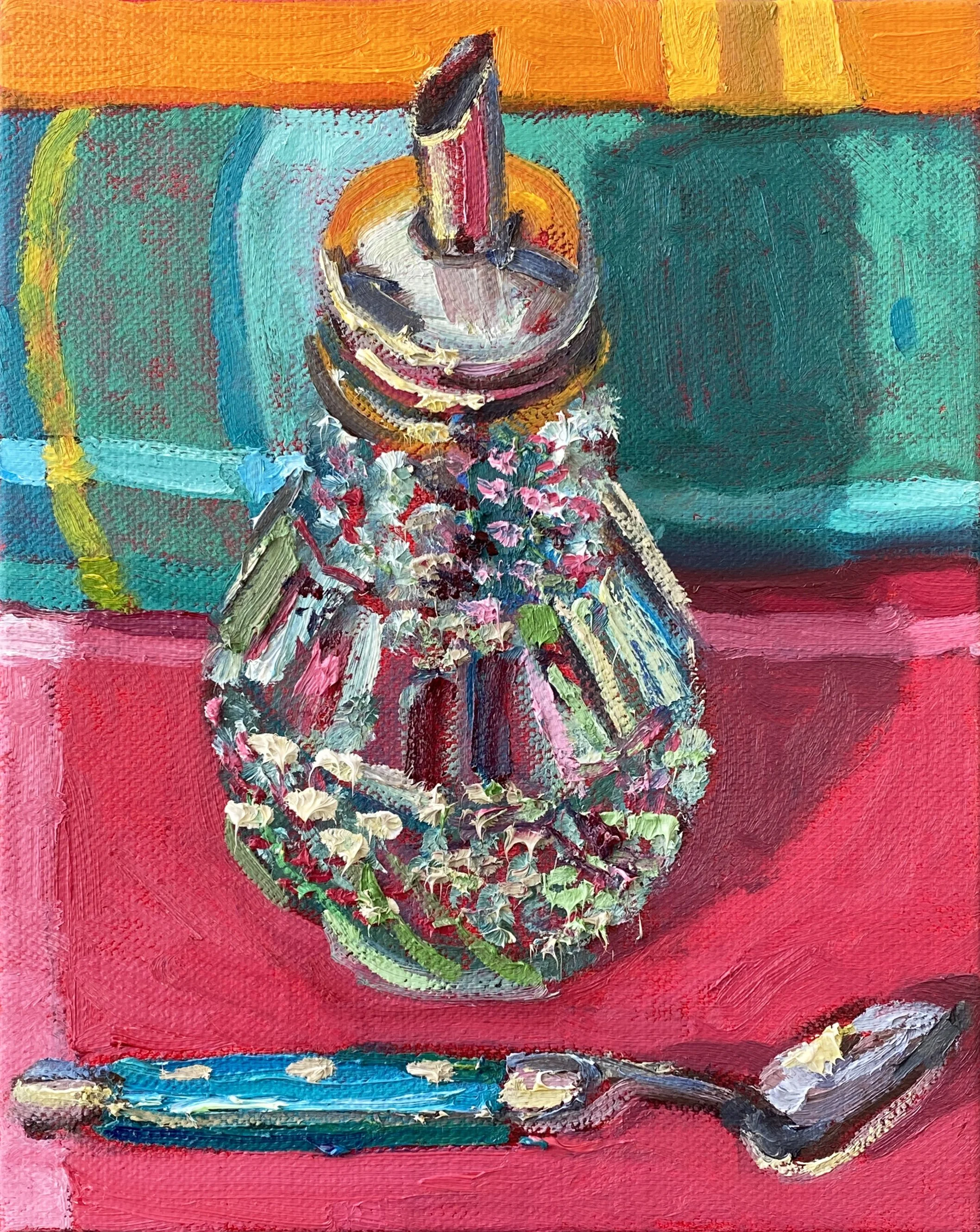  Sugar and Spoon, 2023, oil on linen, 25.5x20cm 