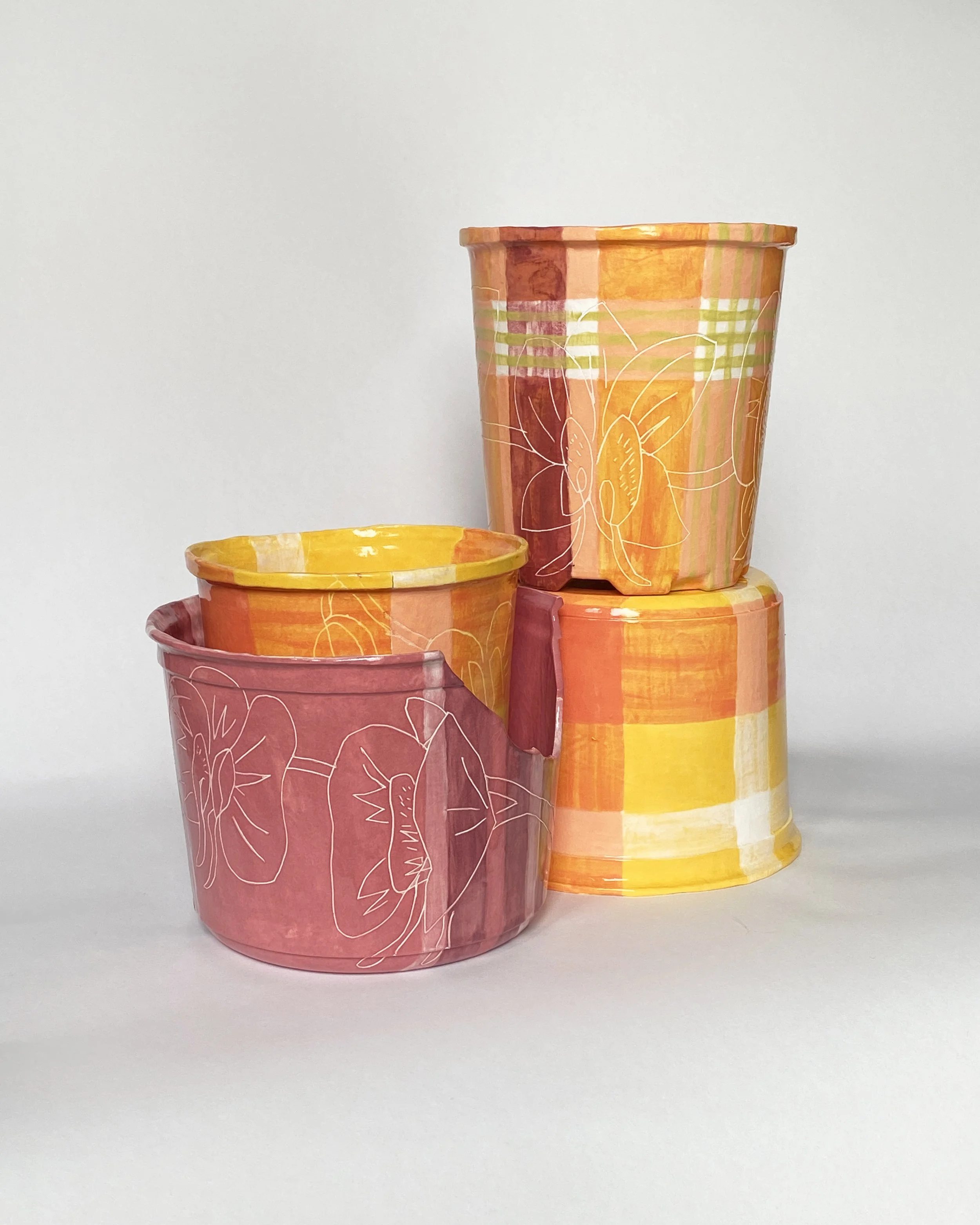  Assorted Orchid Onkaparinga Pots 1 