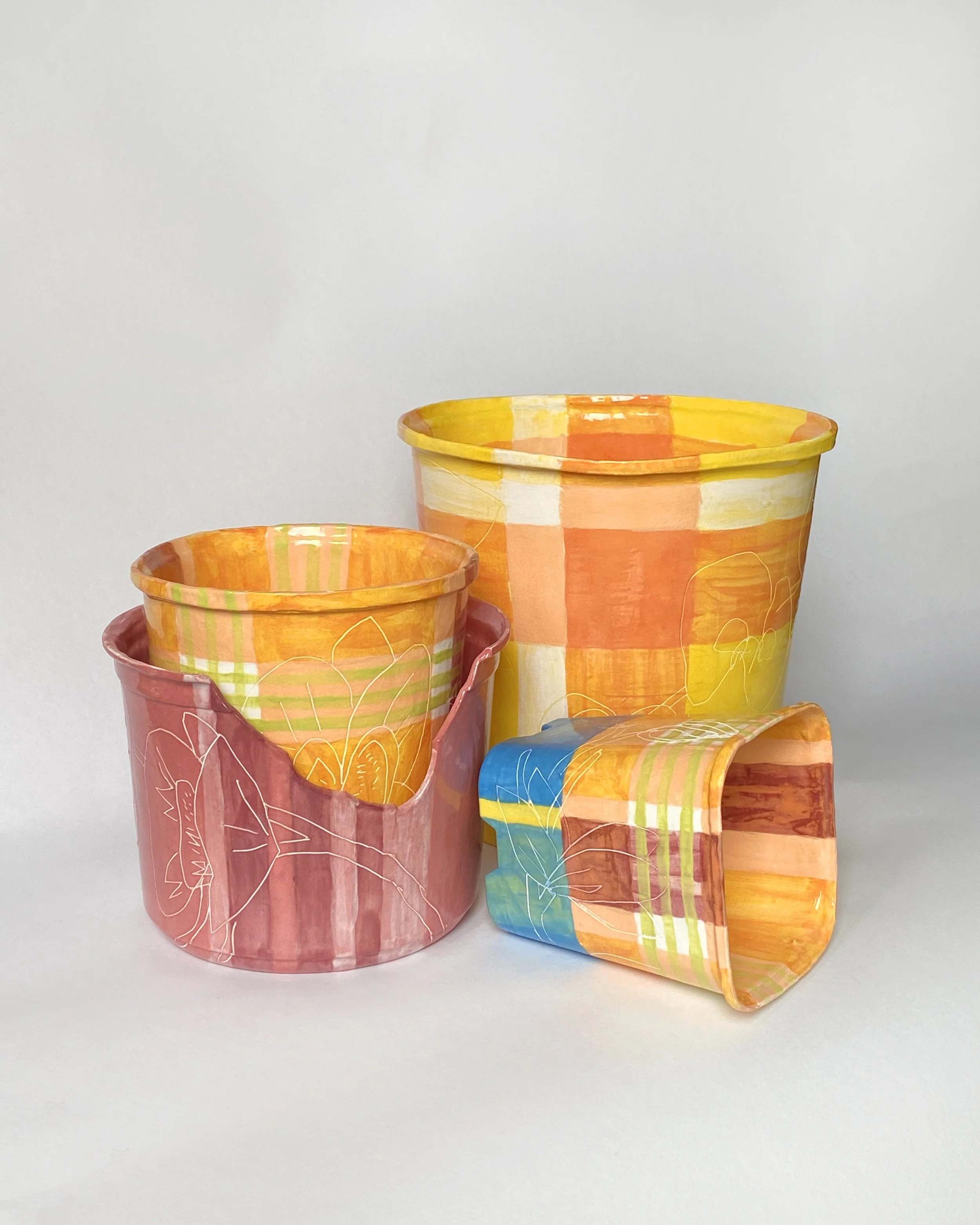  Assorted Orchid Onkaparinga Pots 3 