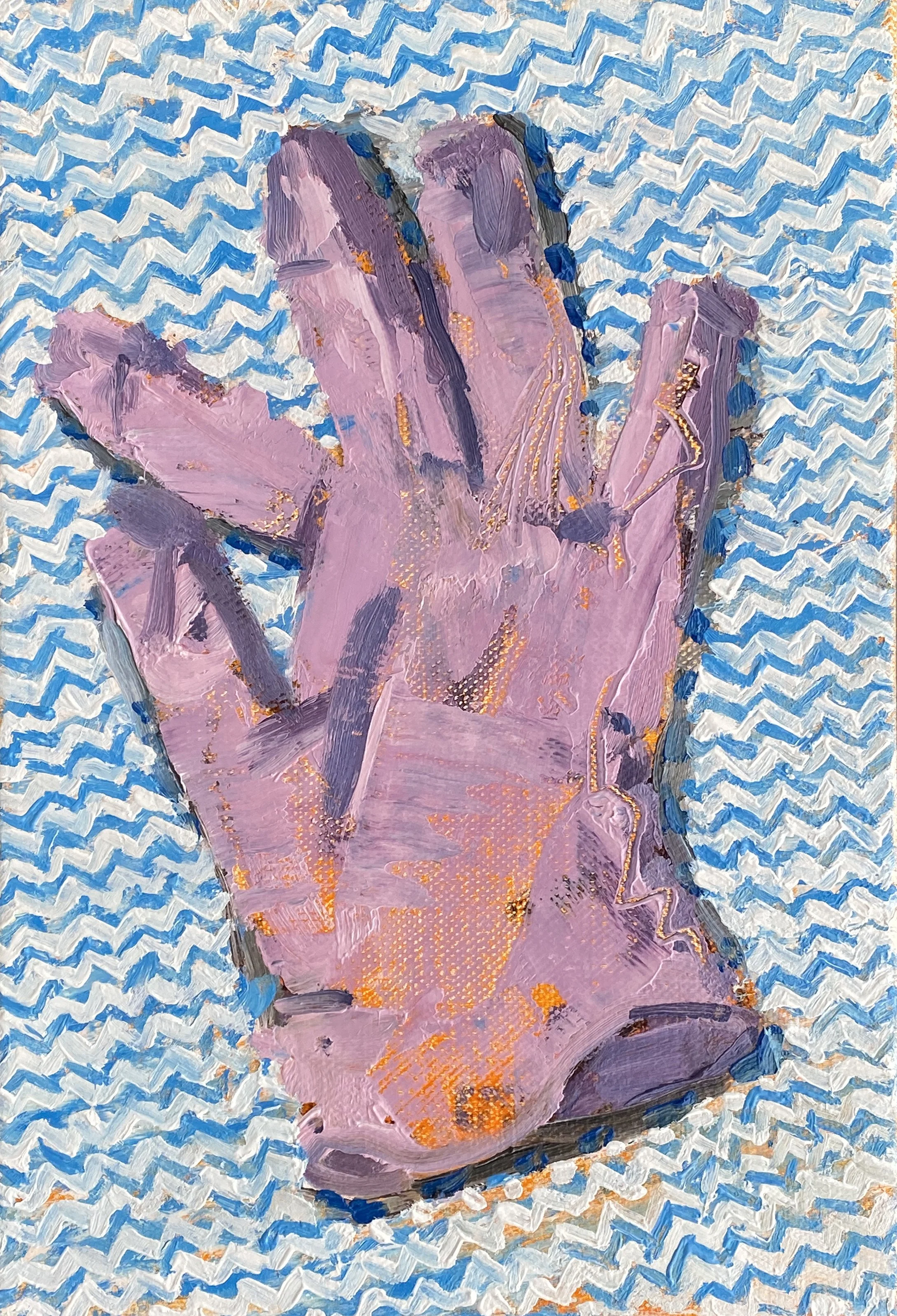  Clean Eatin’, 2024, oil on linen, 30.5 x 20.5cm 