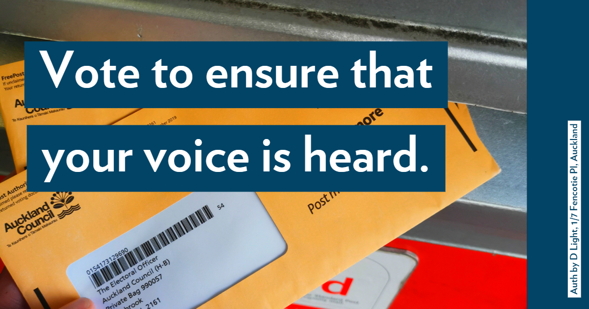 Vote to ensure your voice is heard