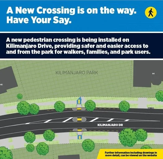 Have your say on proposed Kilimanjaro Drive crossing