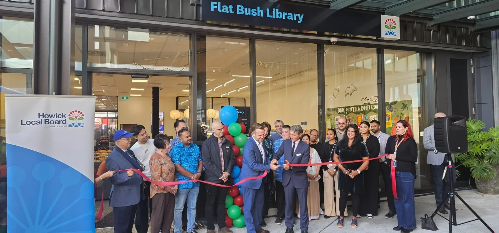 Flat Bush Library is open!