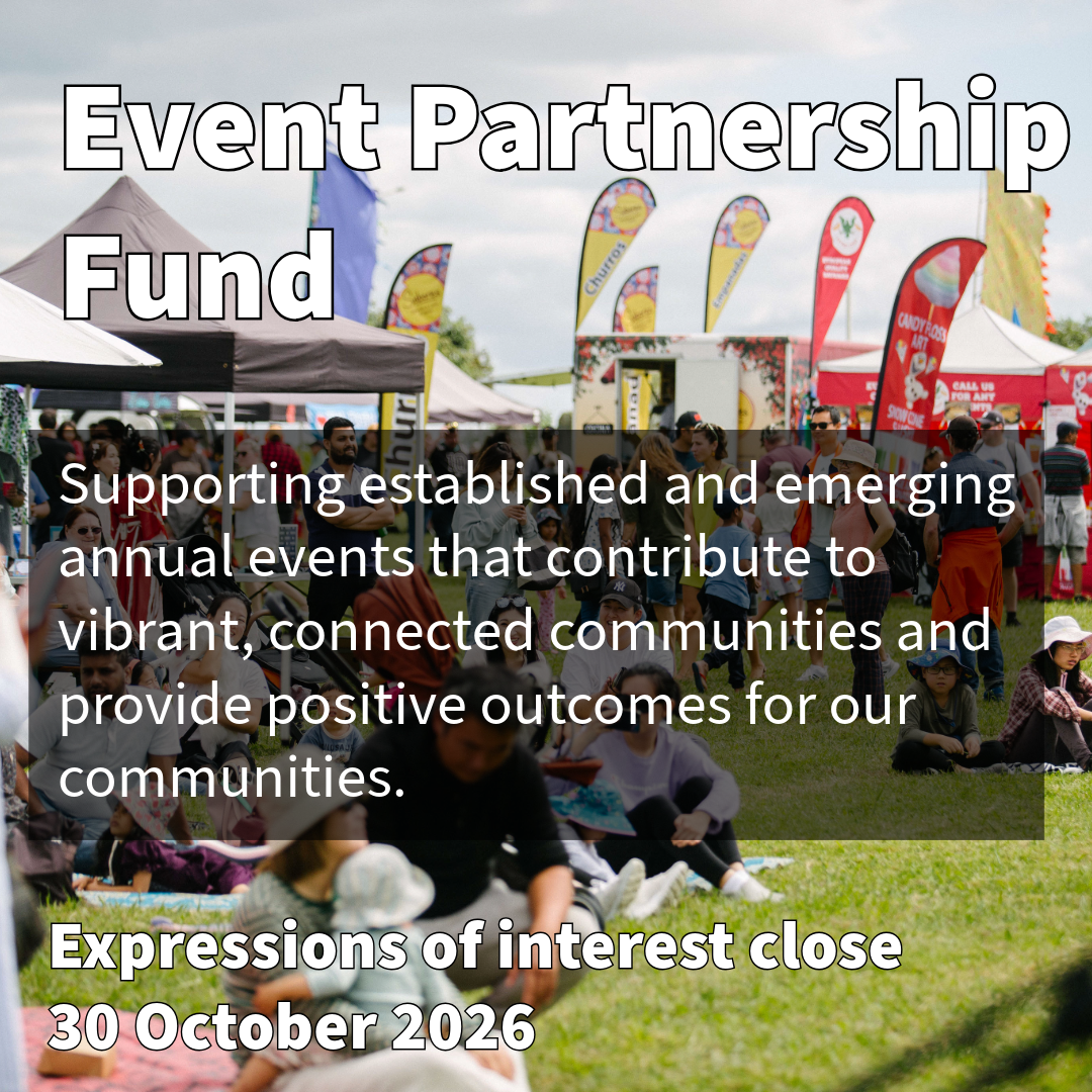 Applications open for Event Partnership Fund