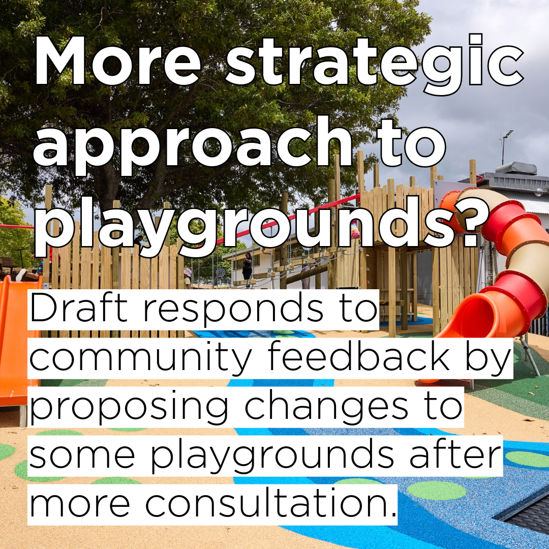 More strategic approach to playgrounds