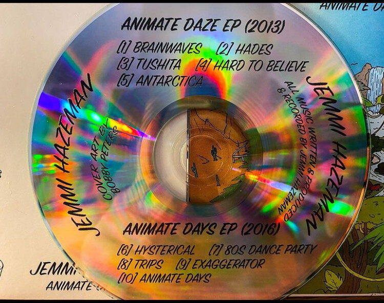 Animate Daze EP &amp; Animate Days EP (CD) by Jemmi Hazeman
