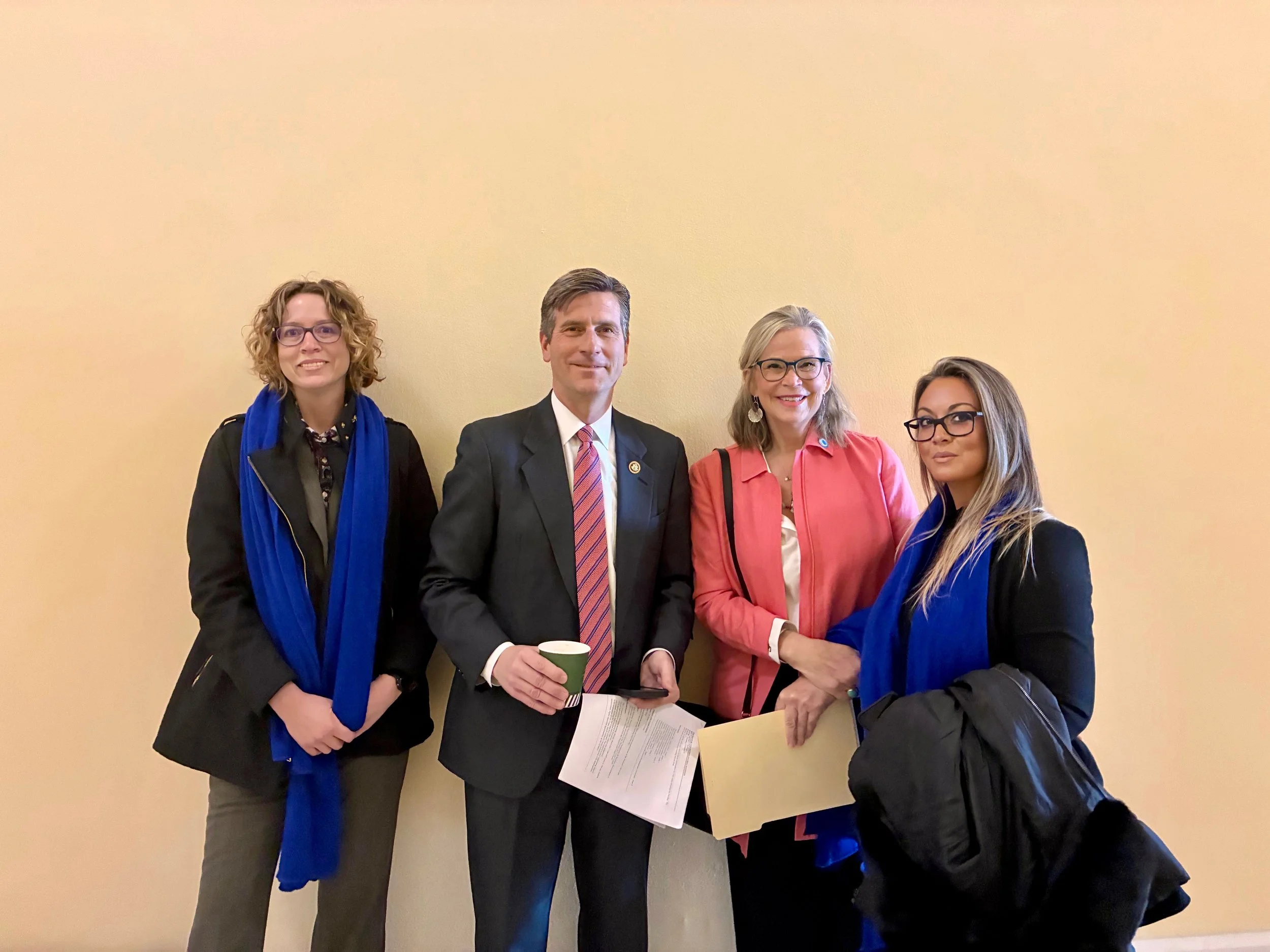  Naomi Pier, U.S. Representative Greg Stanton (AZ), Mary Bernuth, and Laura Franklin 