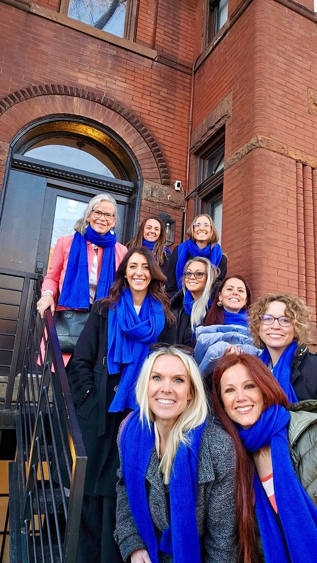  Mary Bernuth, Ashley Lambsom, Paige Ross, Venessa Snyder, Laura Franklin, Melissa Johnston, Leigh Gall, and Laura Romero 