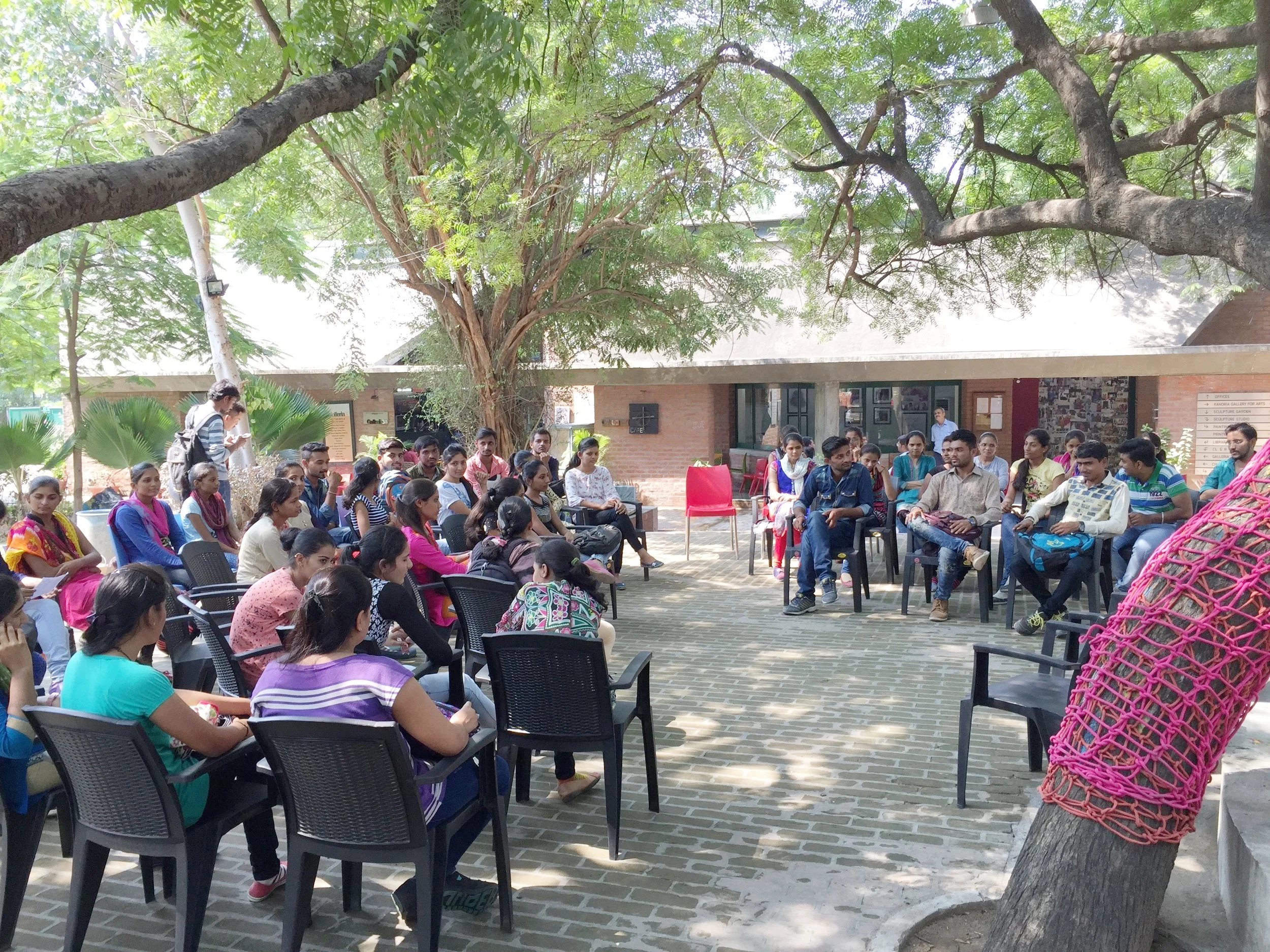 KCA welcomes a large number of visitors each year. From schools to colleges across India and abroad, guided tours are given upon request.