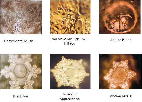 Japanese Water Study by Dr Masaru Emoto