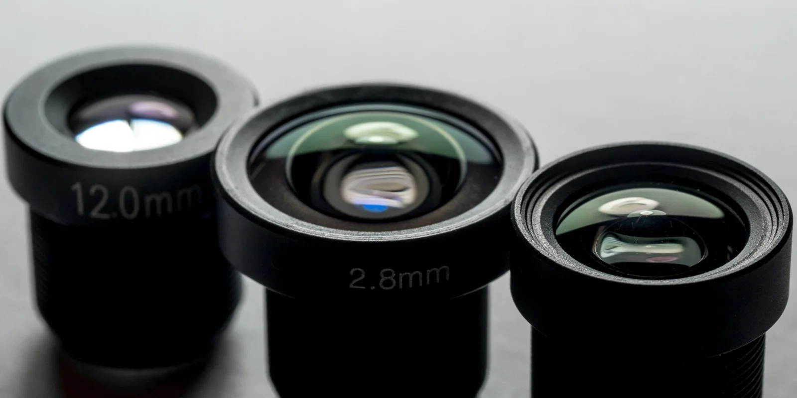 Our new range of M12 large F ratio lenses