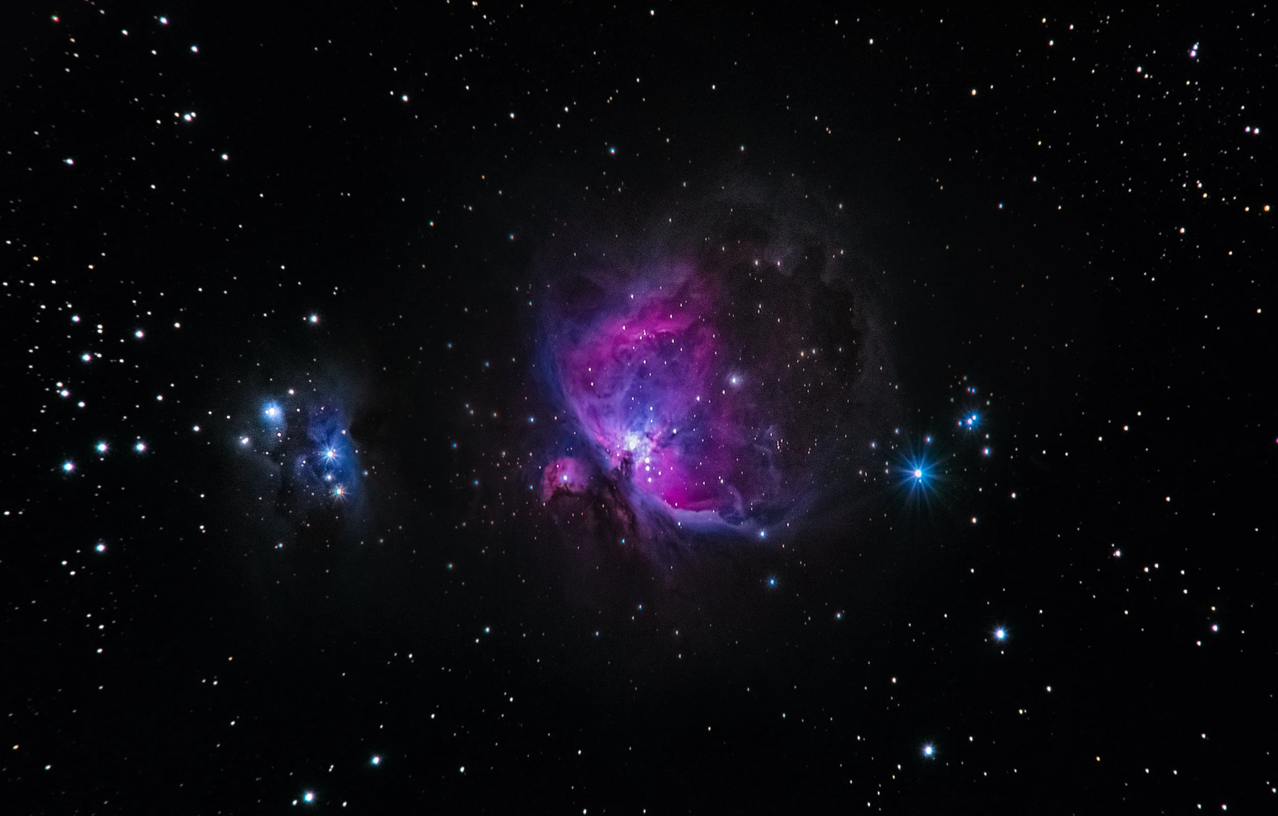 M42 Orion Nebula - a bright nebula rich in Hα emission. Removing the IR filter allows the Hα light to reach the sensor more effectively. Not taken with NANO1. We’re still waiting for its rise as well as clear skies in Singapore.