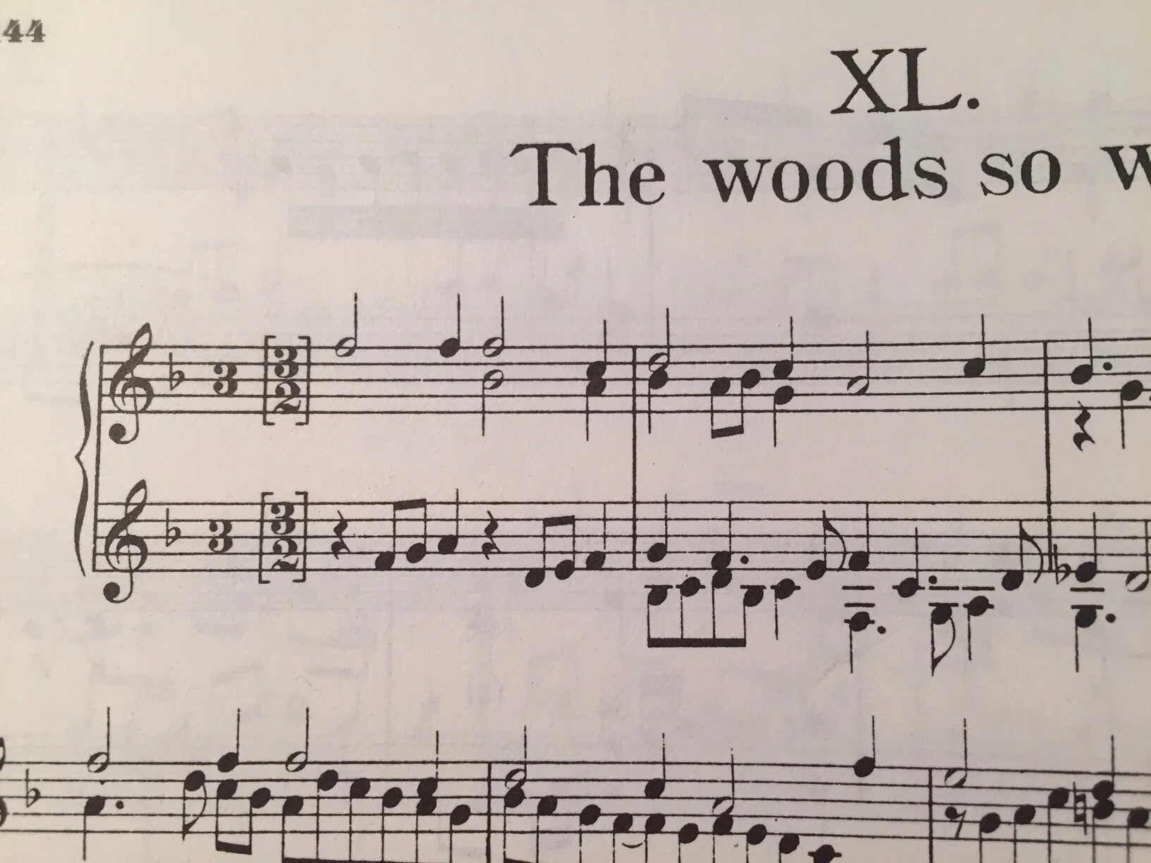 Orlando Gibbons: The woods so wilde (Fitzwilliam Virginal Book, Dover edition)