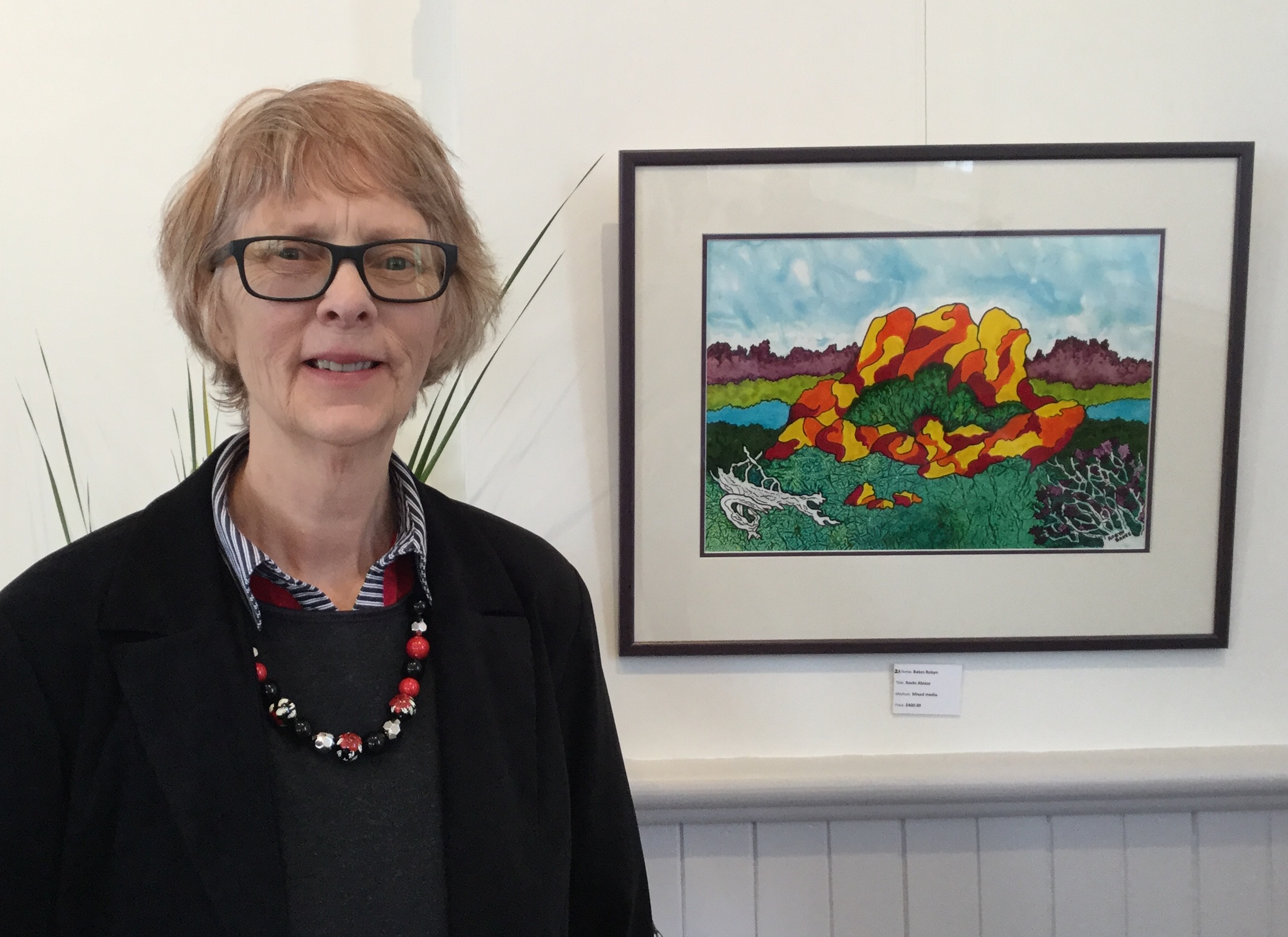 Robyn Bakes Anita Dow Highly Commended Rocks Ablaze