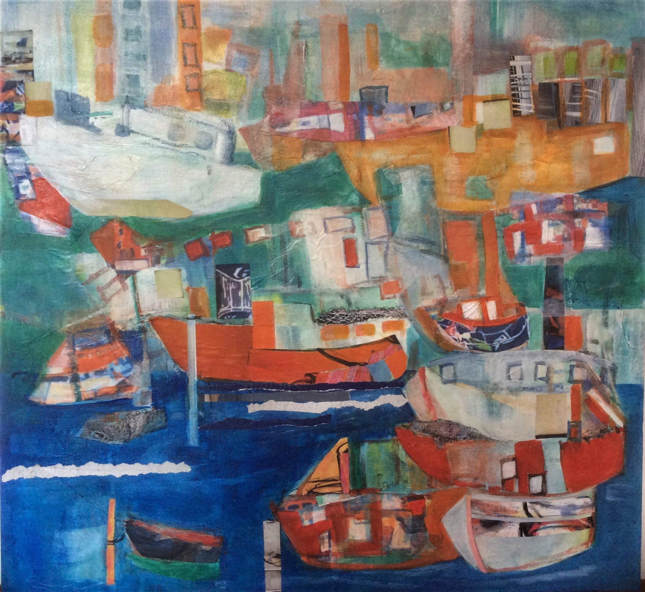 Christine Matthews Colourful Harbour.JPG