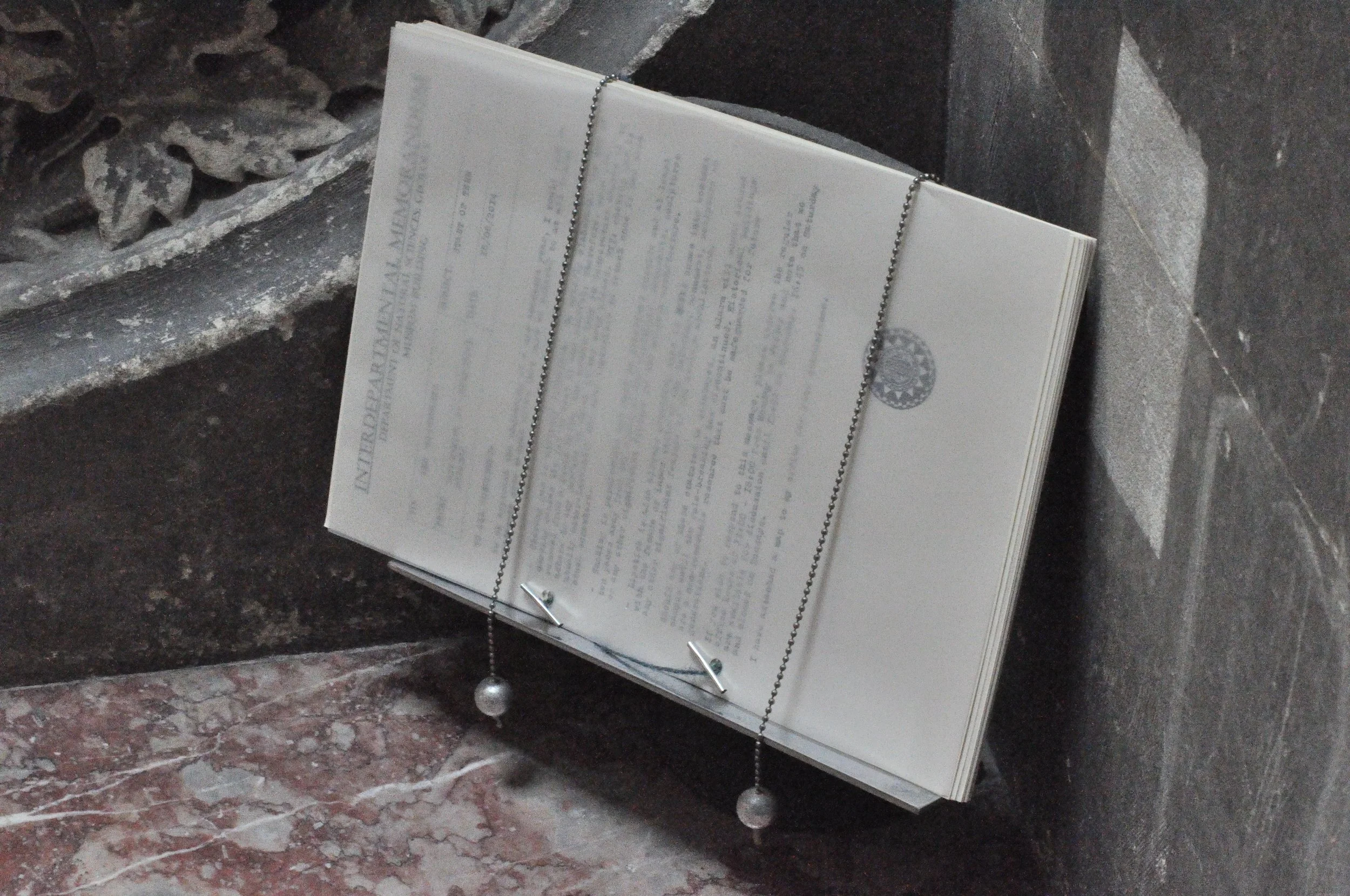   Ruth Clinton and Niamh Moriarty ,  Wound with a Tear . Installation view, Trinity College Dublin, The Douglas Hyde Gallery, Dublin. Courtesy the artists. 
