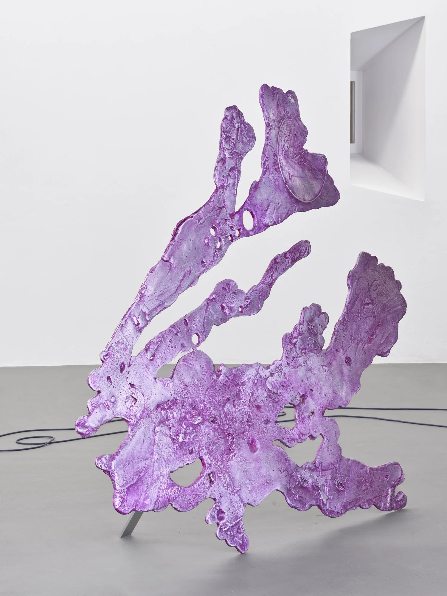  Rebecca Moccia ,&nbsp; Ancestors Syndrome  (detail), 2025. Patinated aluminium, dimensions variable. Courtesy of the artist and Mazzoleni London, Milan, Turin. Installation view, Temple Bar Gallery + Studios, Dublin. Photograph by Ros Kavanagh. 