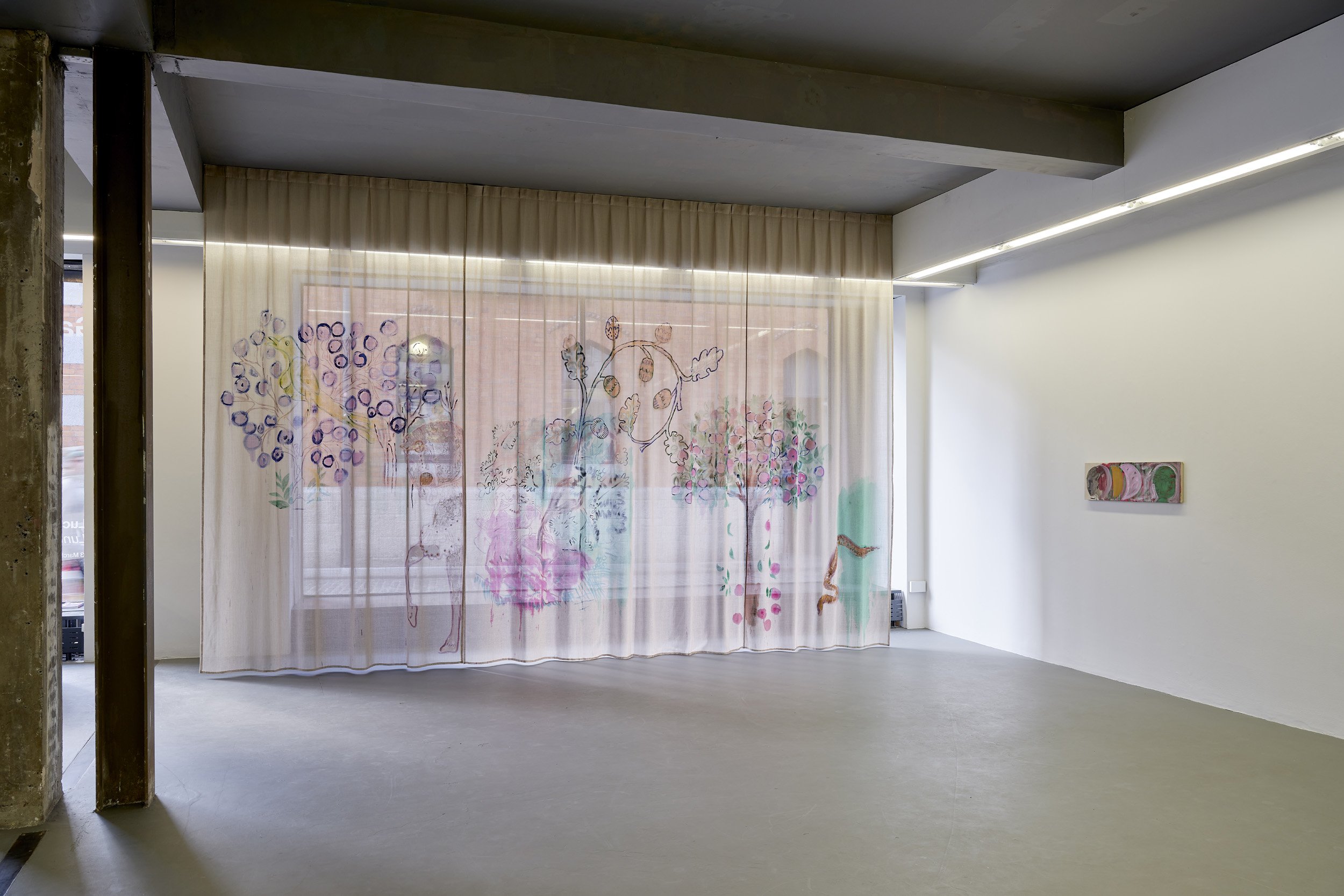   Lucy Stein ,  Lunula . Installation view, Temple Bar Gallery + Studios, Dublin. Photography by Ros Kavanagh. 