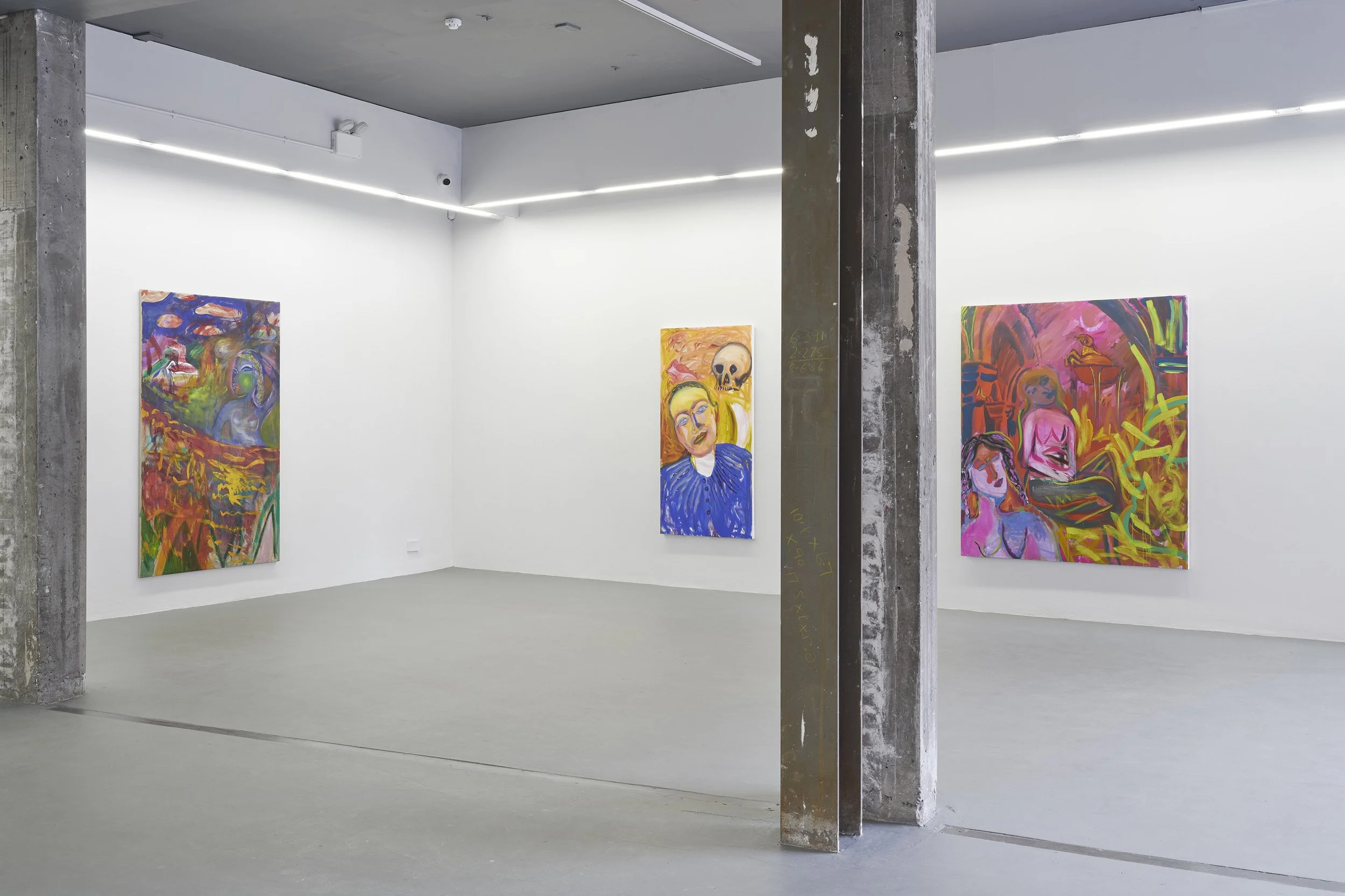   Lucy Stein ,  Lunula . Installation view, Temple Bar Gallery + Studios, Dublin. Photography by Ros Kavanagh. 