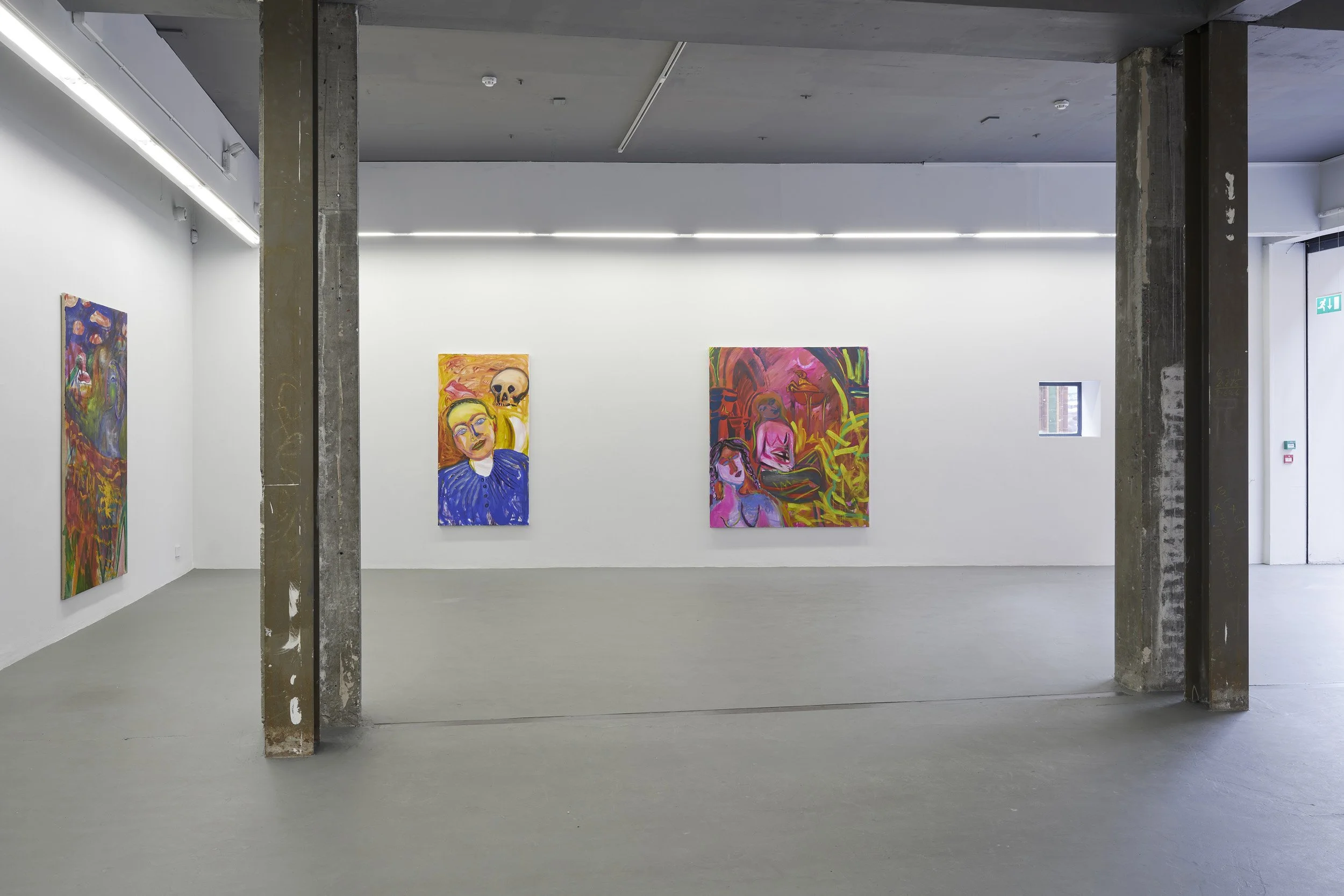  Lucy Stein ,  Lunula . Installation view, Temple Bar Gallery + Studios, Dublin. Photography by Ros Kavanagh. 